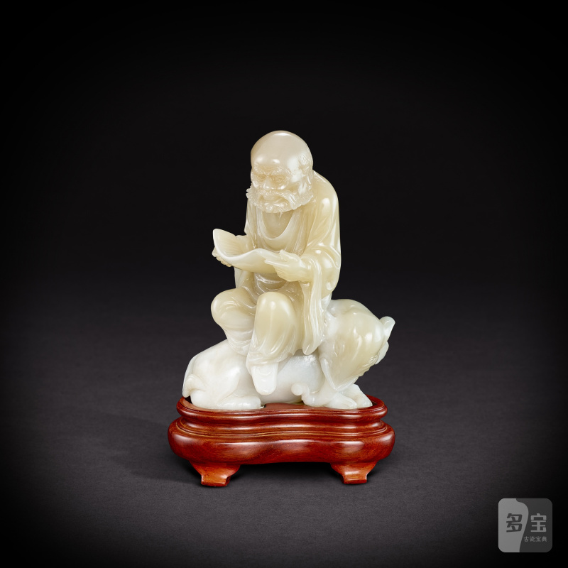 A set of eighteen jade Luohan figures, 20th century | 二十世紀 玉雕十八羅漢一套 - 图21